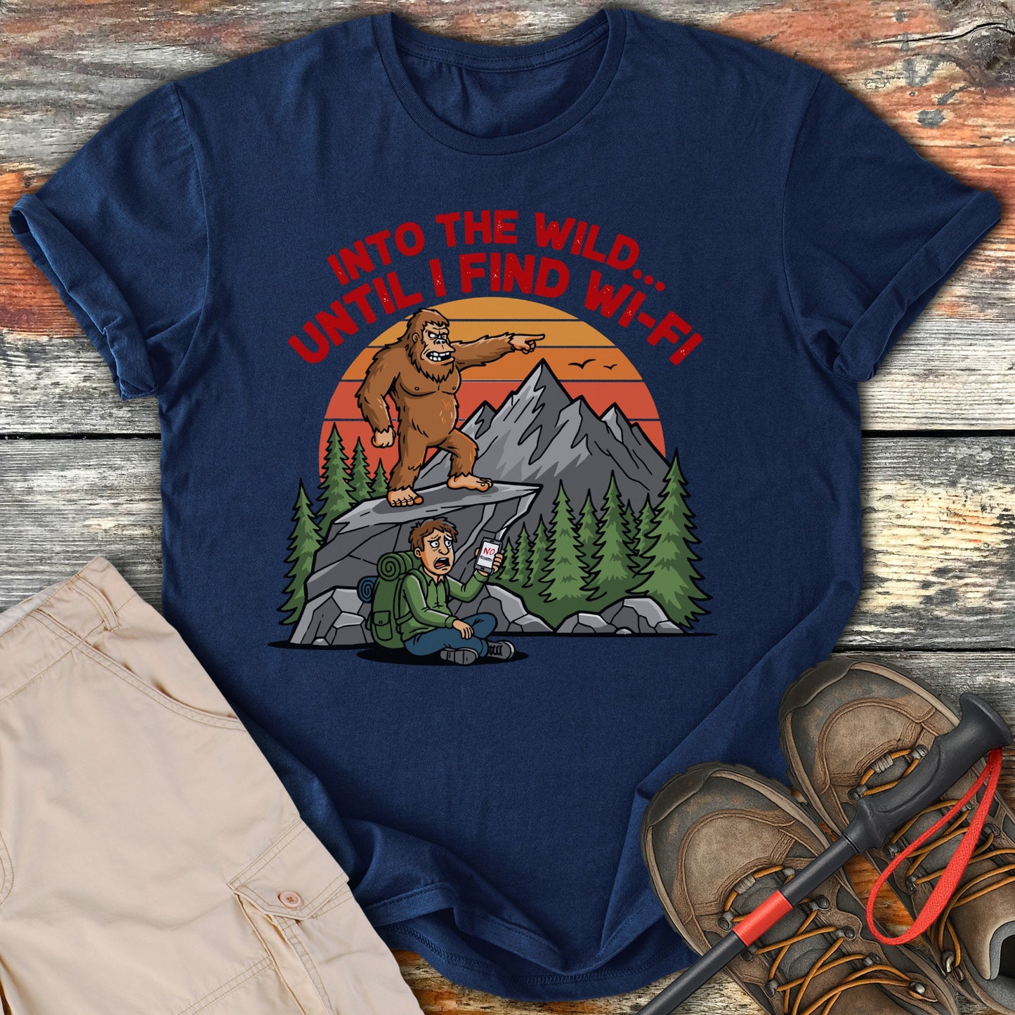 Into the Wild Until I Find Wi-Fi Shirt product type