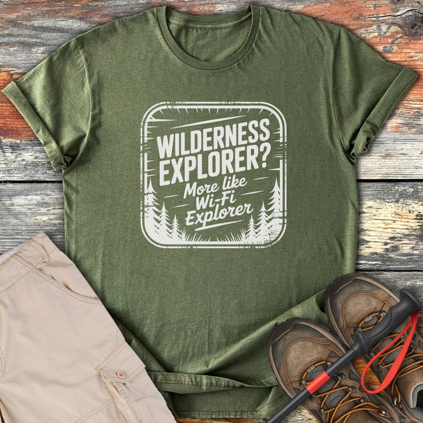 Wilderness Explorer Wi-Fi Explorer Graphic T-Shirt product