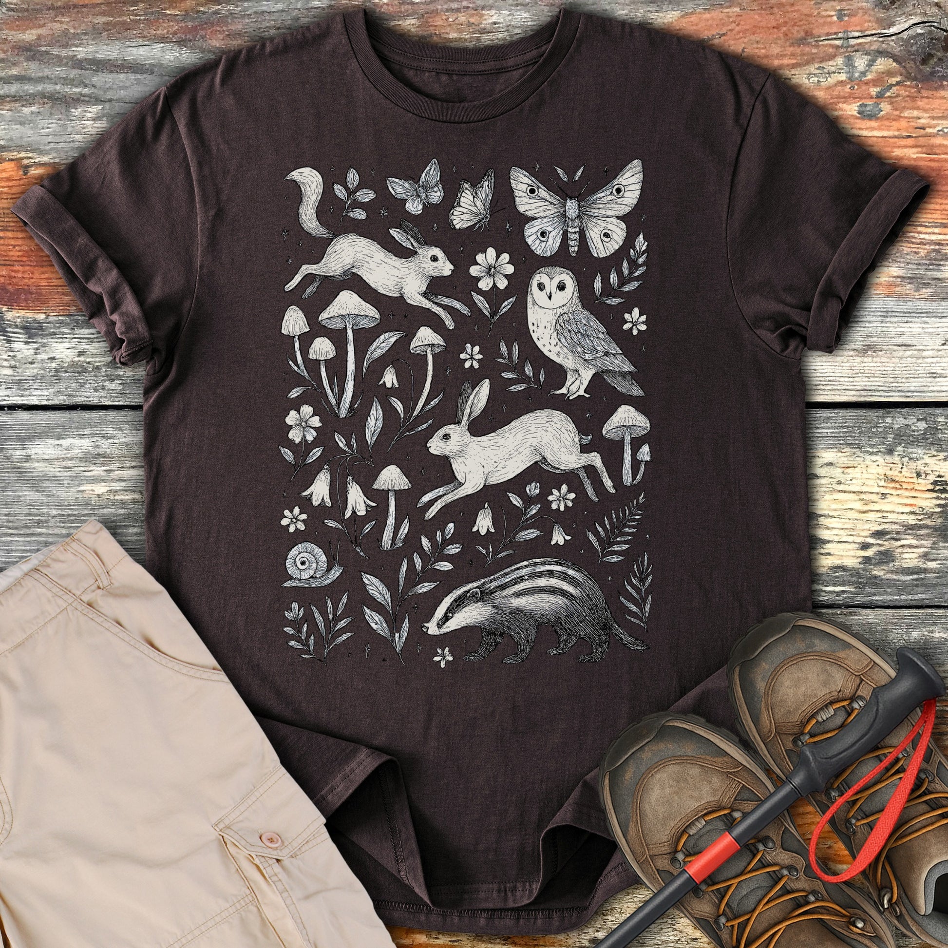 Forest Animals Graphic T-shirt for Nature Lovers product