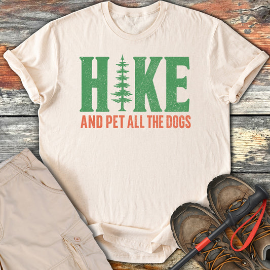 Hike and Pet All the Dogs Graphic Tee product