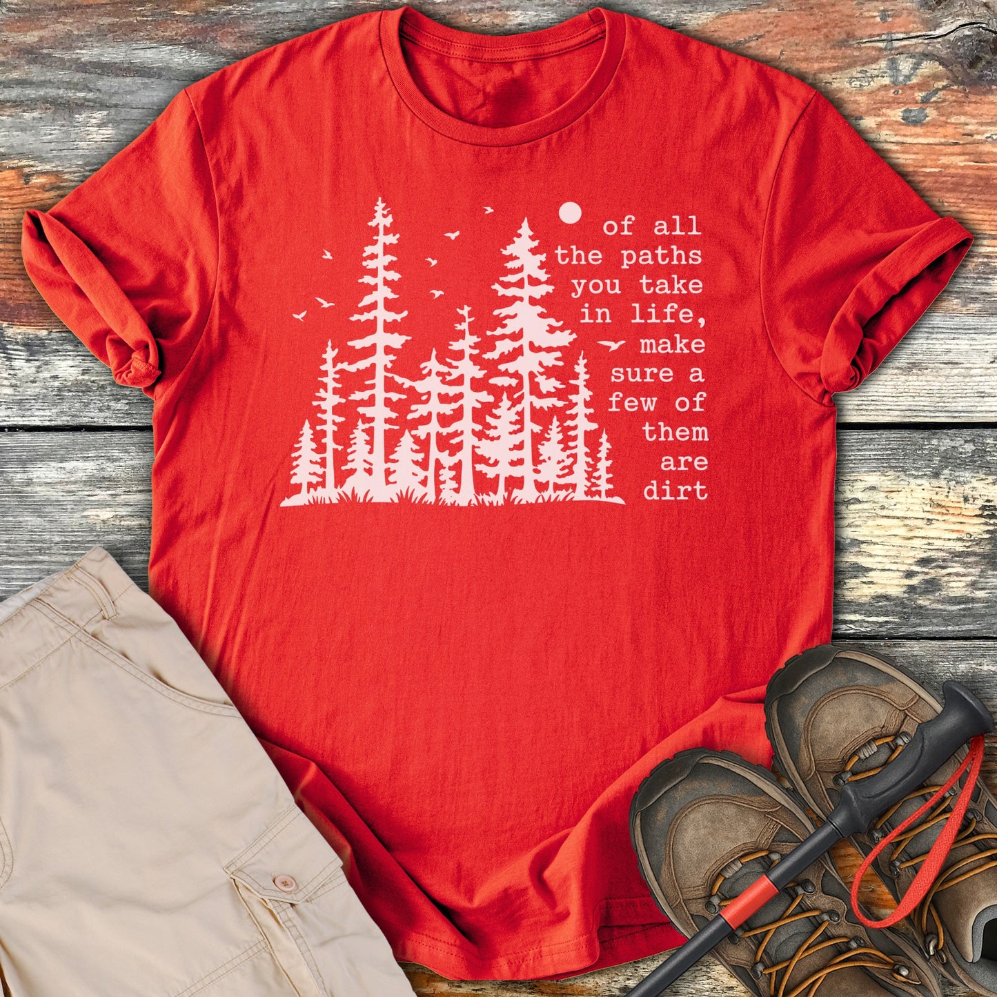 Scenic Outdoor Hiking Forest Graphic Tee product