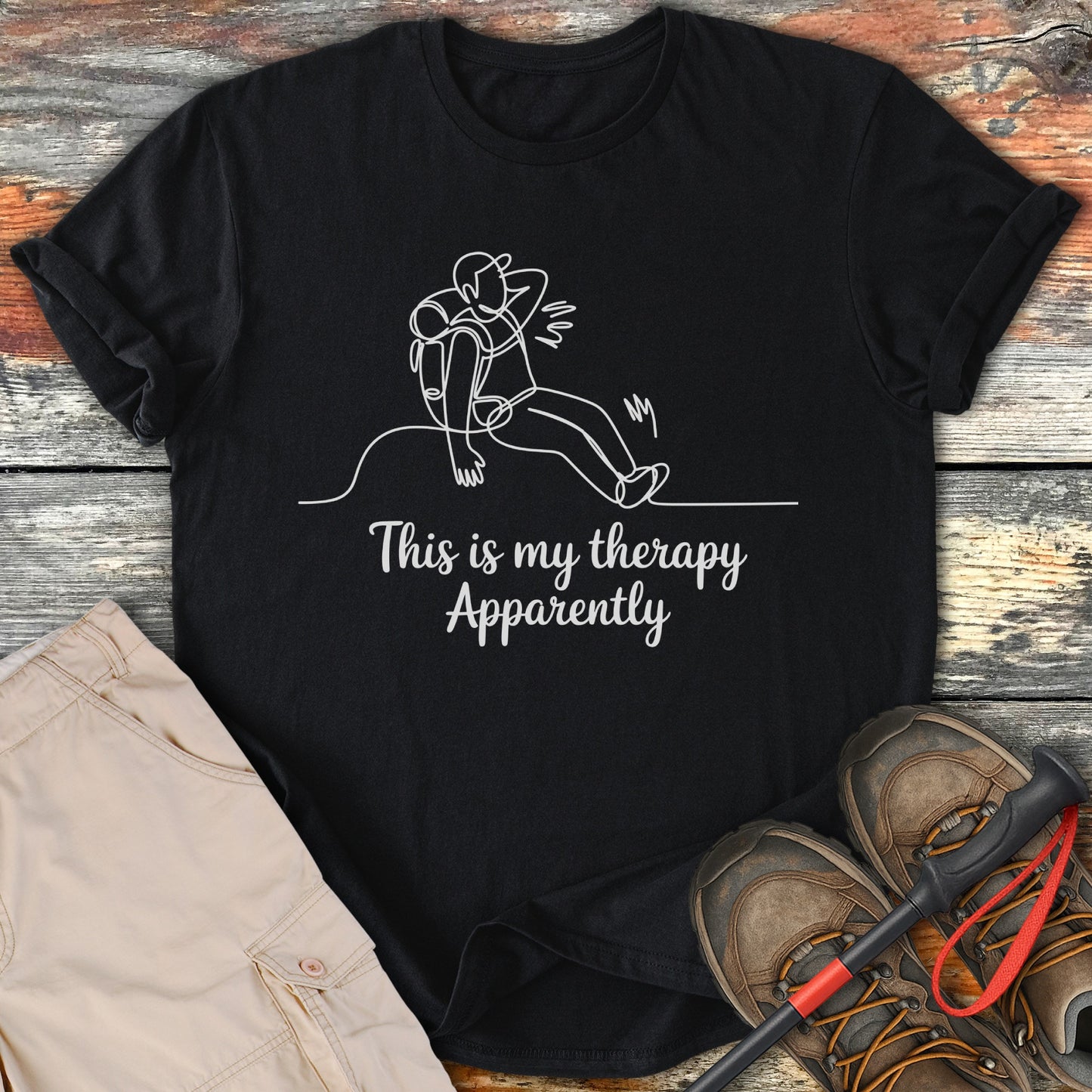 This is my therapy Apparently T-shirt product