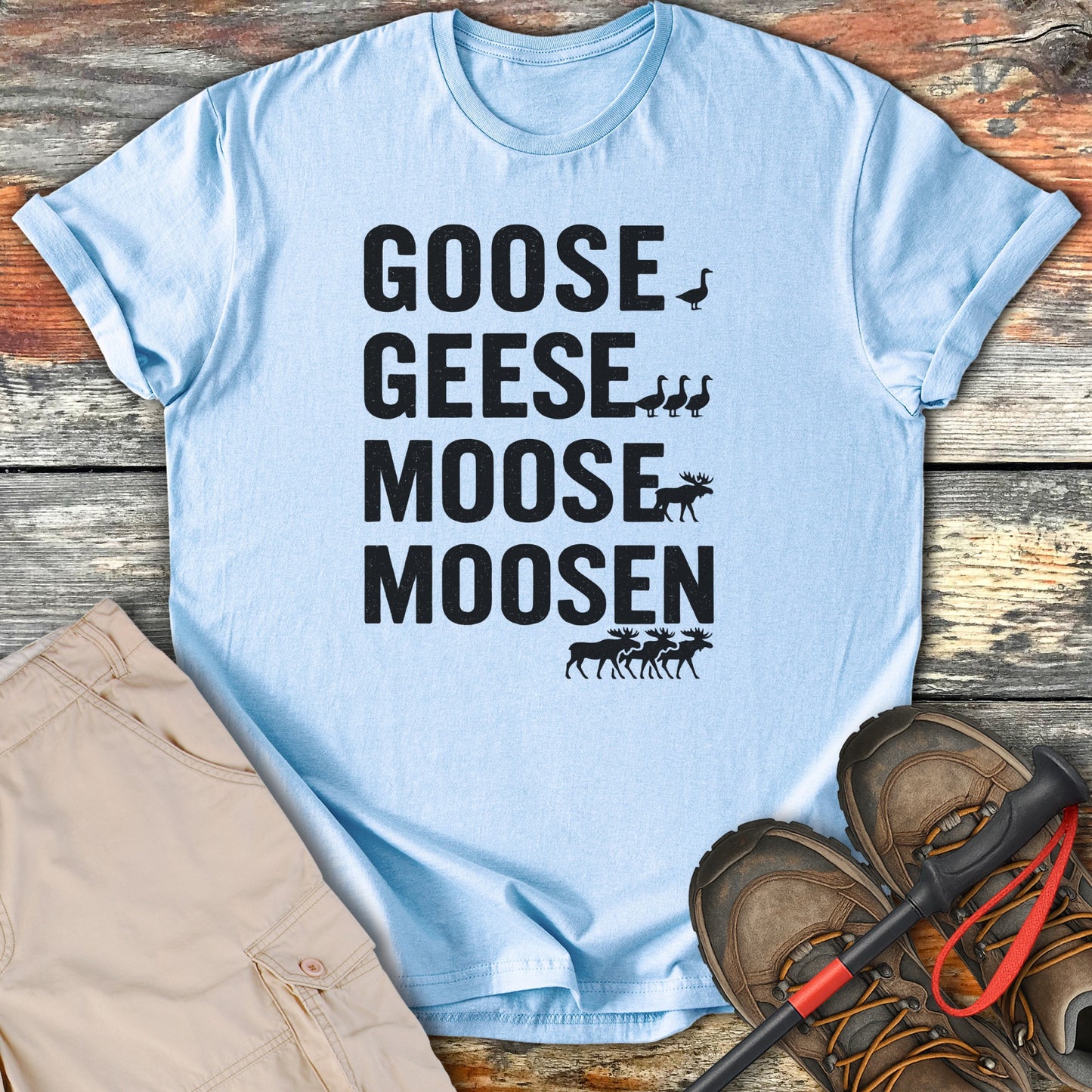 Funny Goose Geese Moose Moosen Graphic T-shirt product